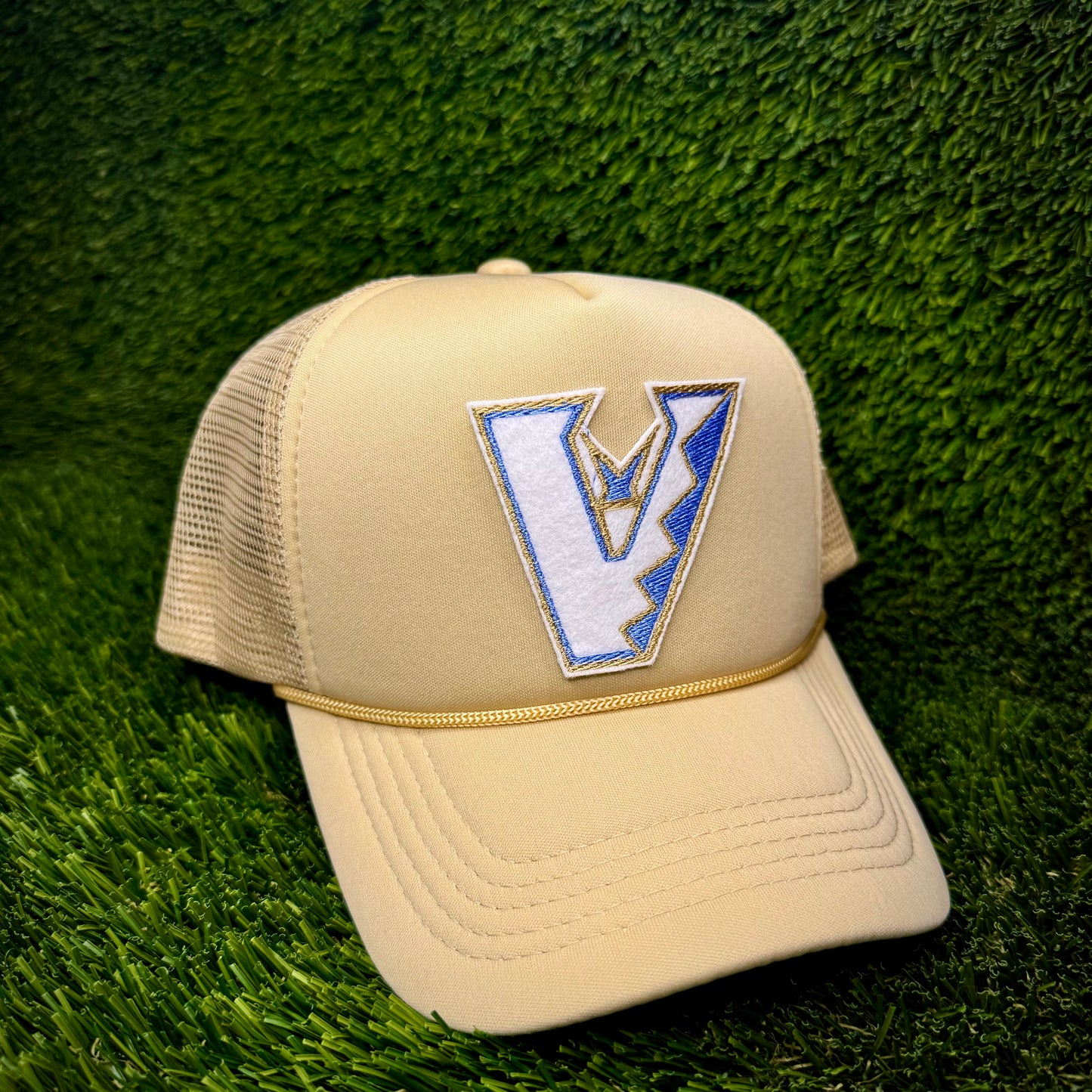 Arizona Diamondbacks Upside Down White/Blue Logo Trucker Hat