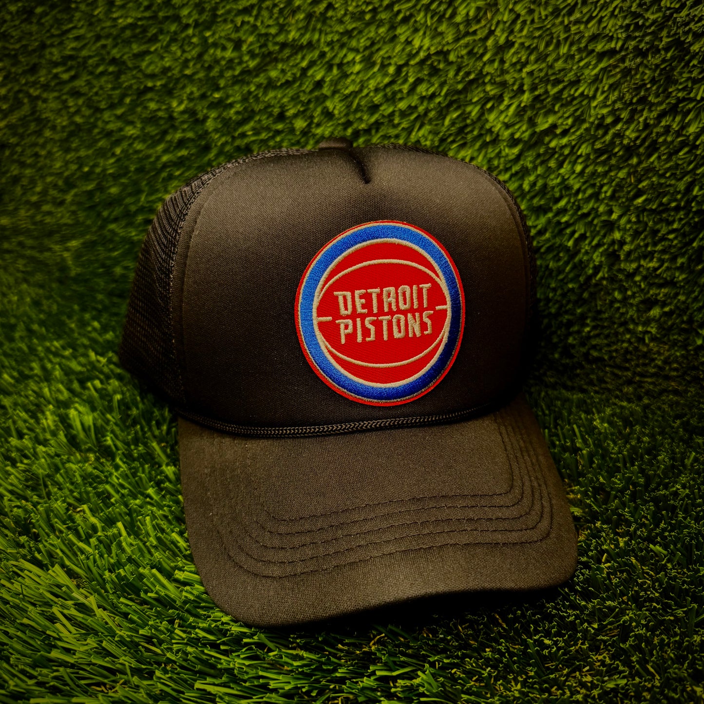 Detroit Pistons Throwback Trucker Hat