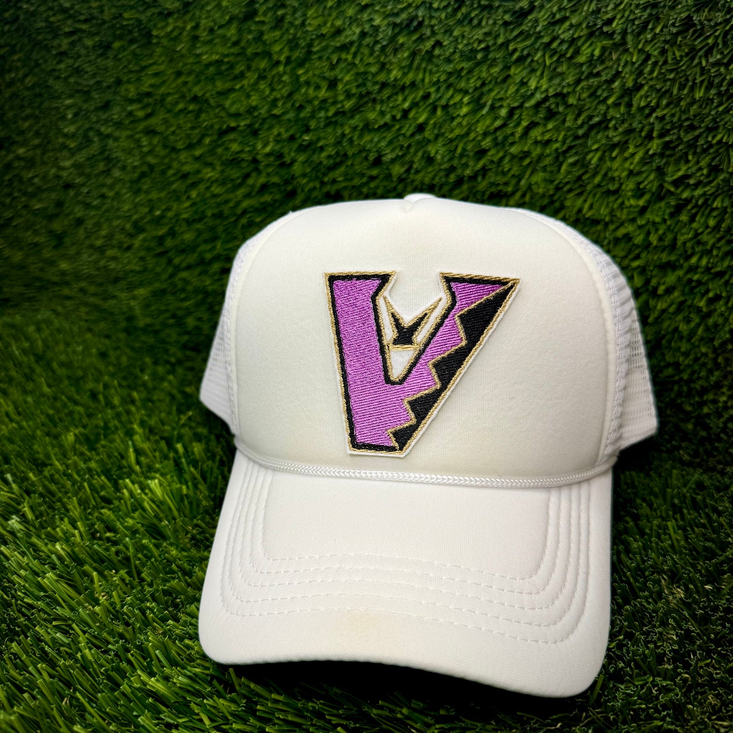 Arizona Diamondbacks Upside Down Purple/Black Logo Trucker Hat