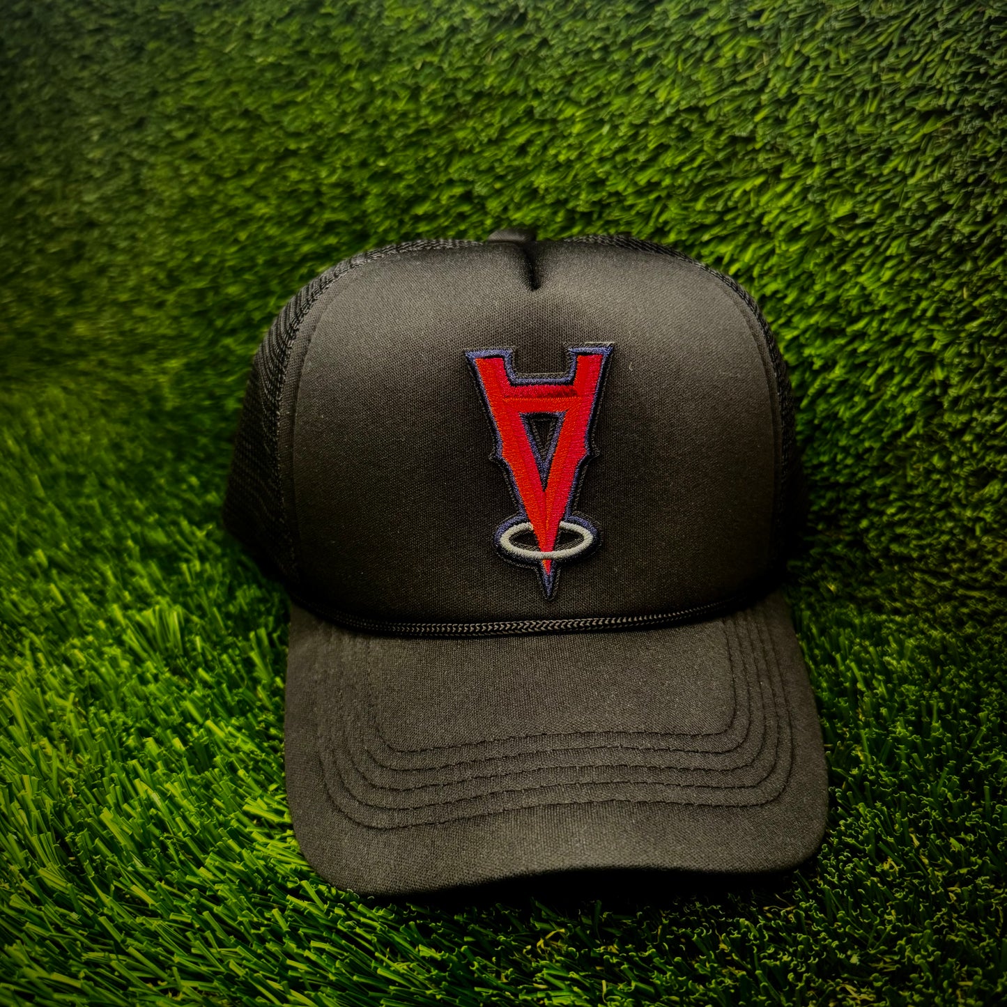 Los Angeles Angels Upside Down Trucker Hat