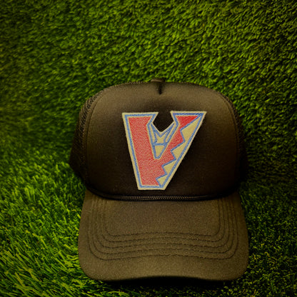 Arizona Diamondbacks Upside Down Pink/Blue Logo Trucker Hat