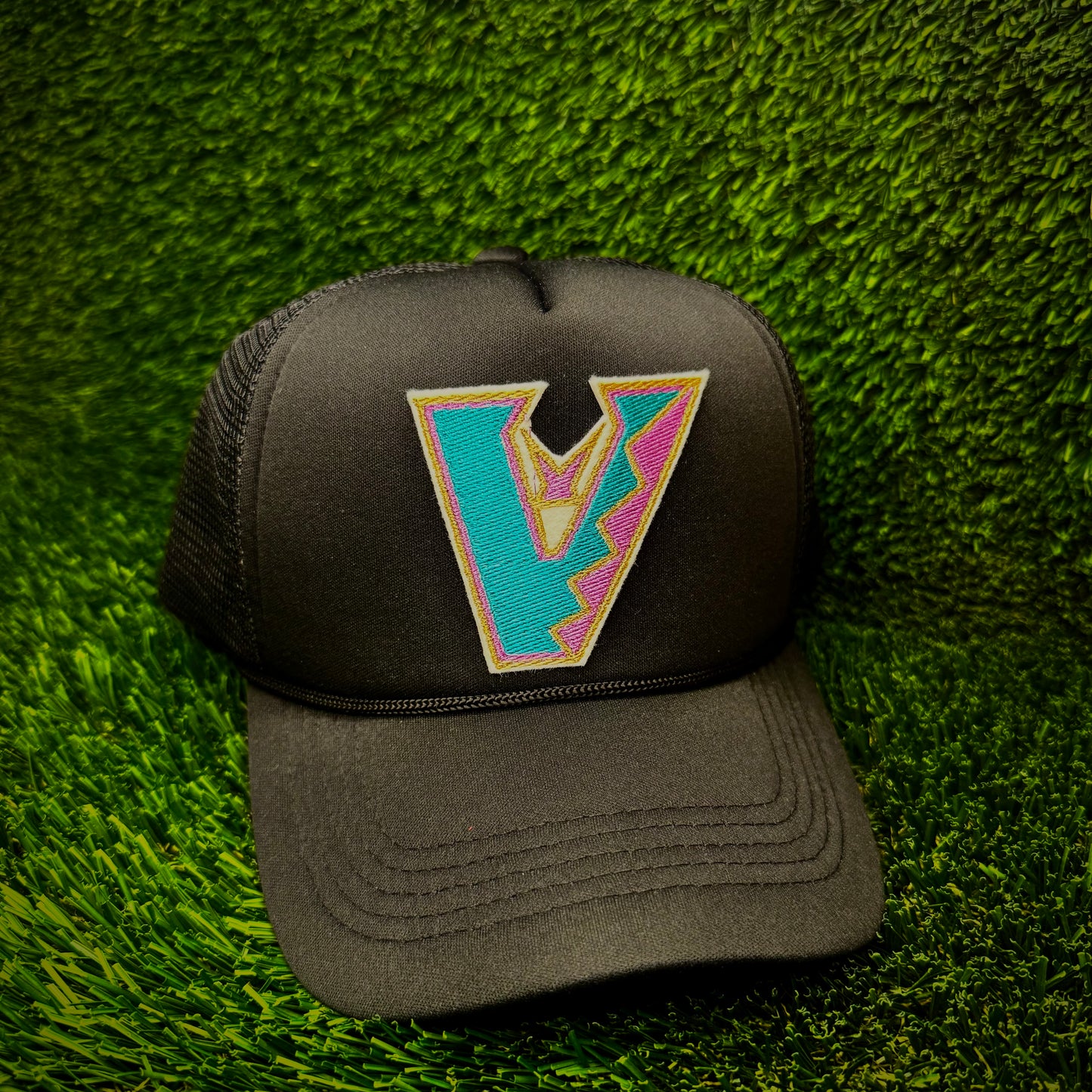 Arizona Diamondbacks Upside Down Teal Logo Trucker Hat