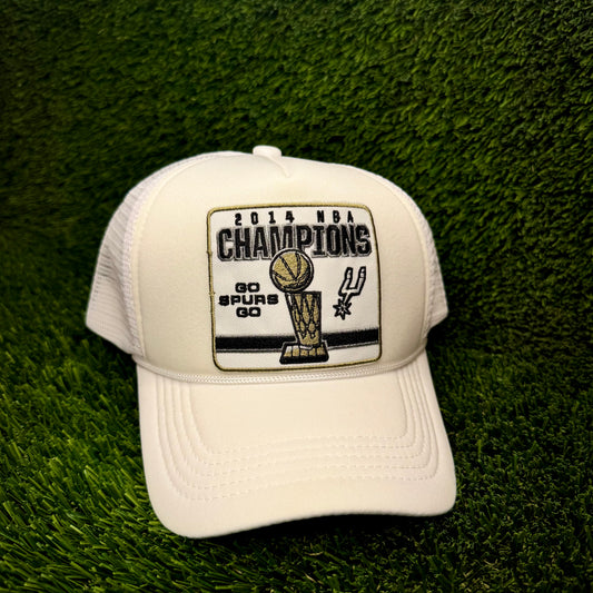 San Antonio Spurs 2014 NBA Champions Trucker Hat