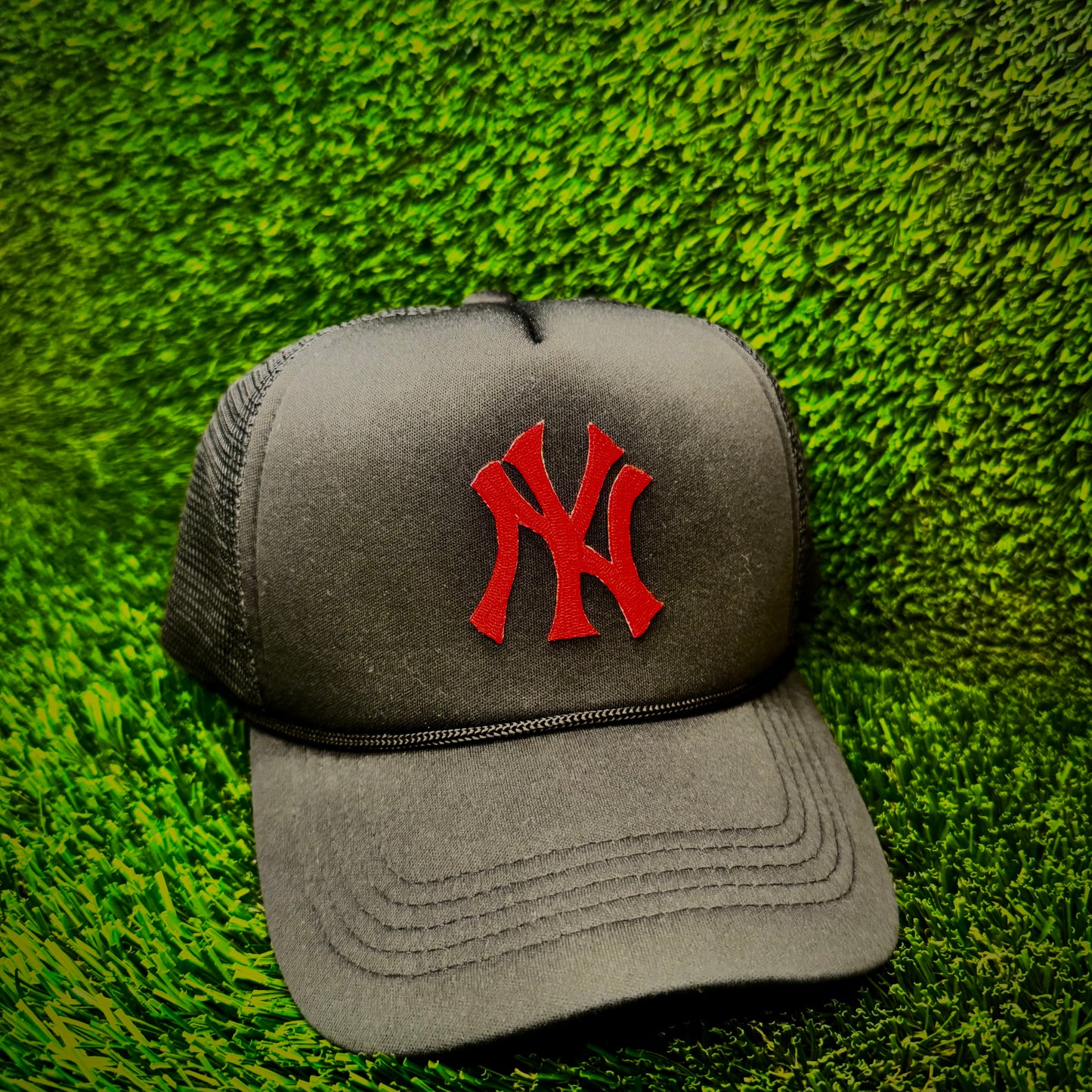 New York Yankees Red NY Trucker Hat