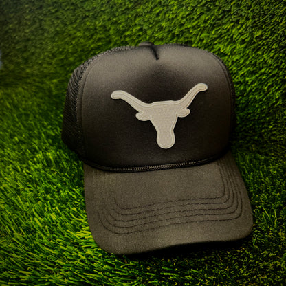 Texas Longhorns White Logo Trucker Hat