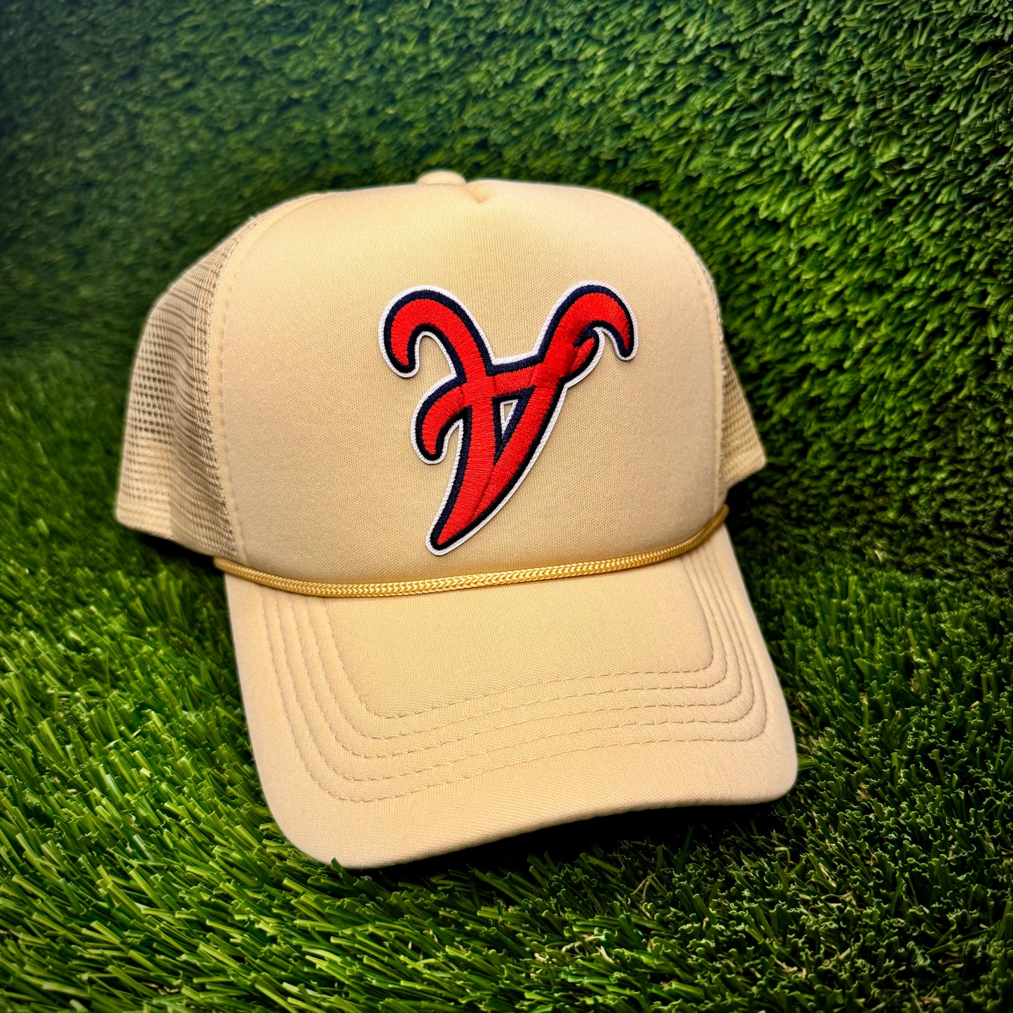 Atlanta Braves Upside Down “A” Trucker Hat