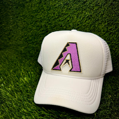 Arizona Diamondbacks Purple/Black Logo Trucker Hat