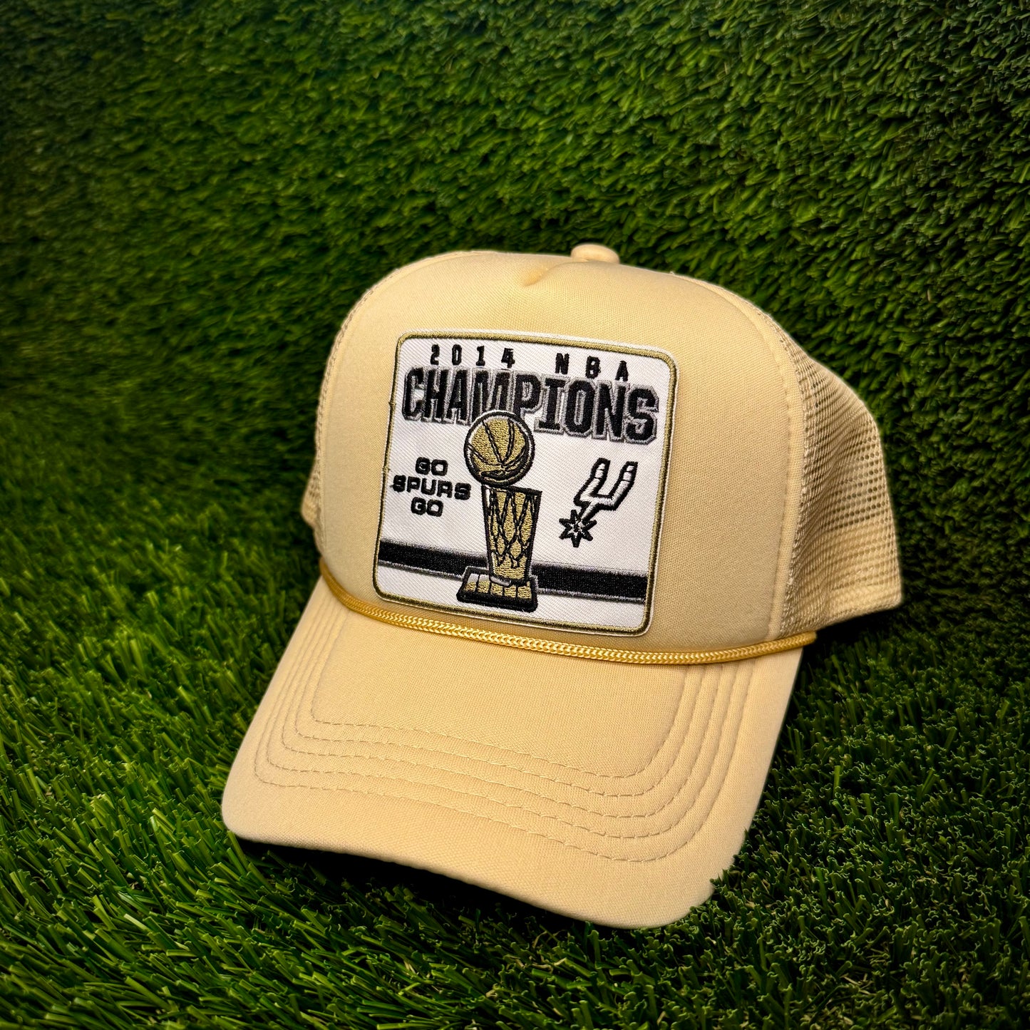 San Antonio Spurs 2014 NBA Champions Trucker Hat