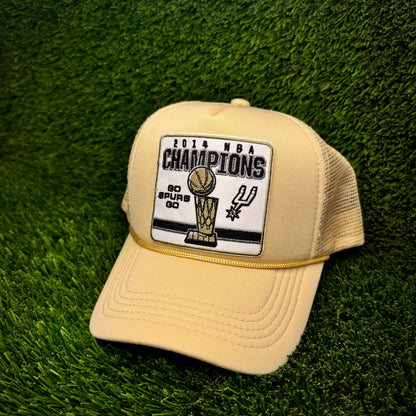 San Antonio Spurs 2014 NBA Champions Trucker Hat
