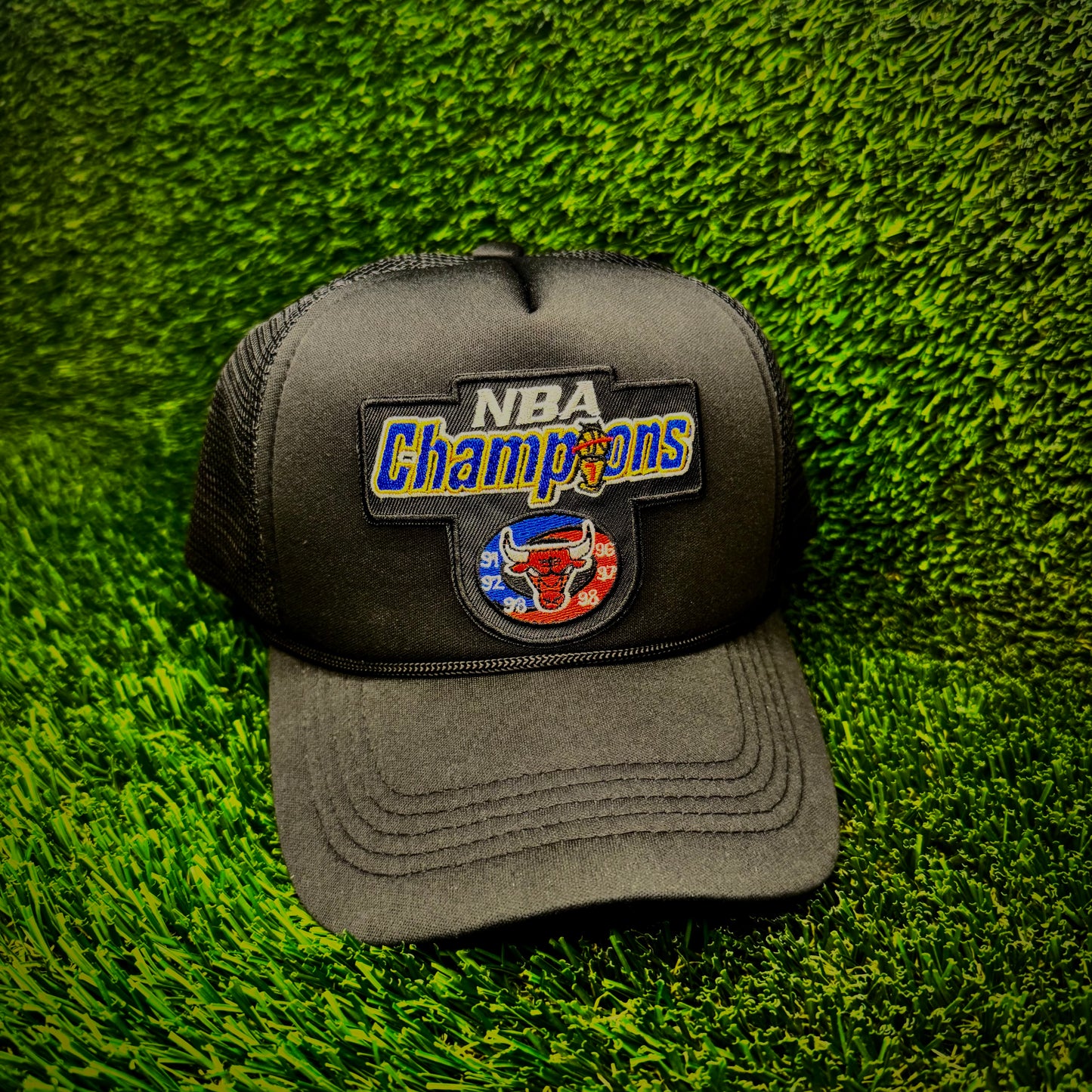 Chicago Bulls 1998 NBA Champions Trucker Hat