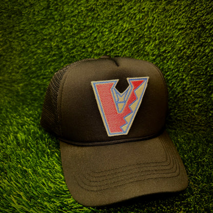 Arizona Diamondbacks Upside Down Pink/Blue Logo Trucker Hat