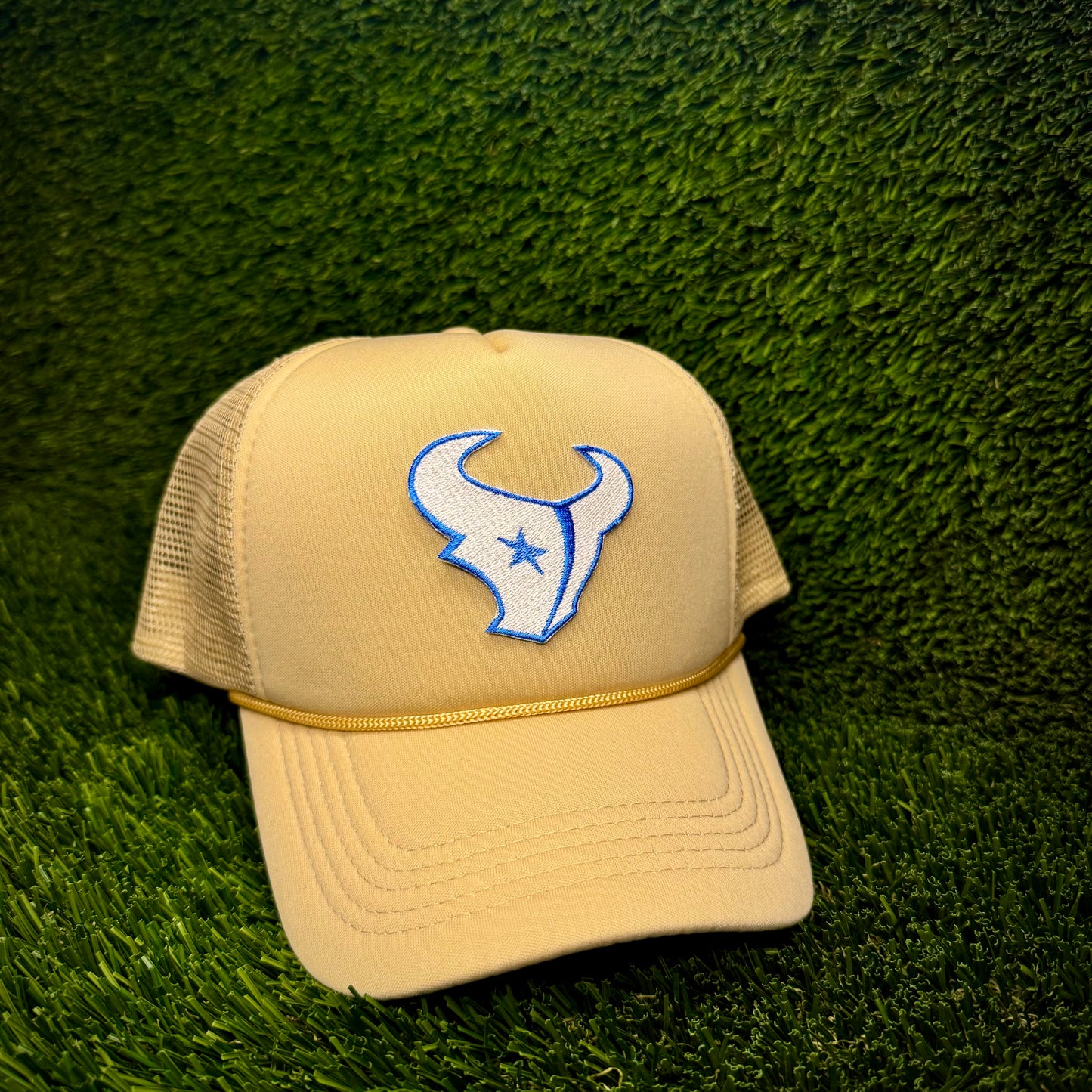 Houston Texans Blue Logo Trucker Hat