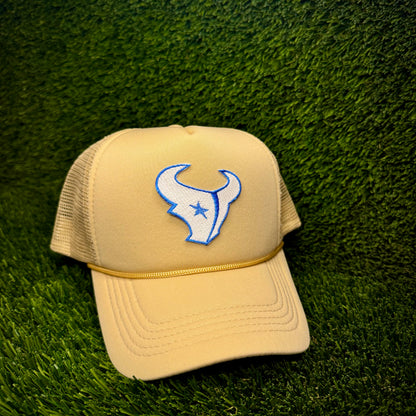 Houston Texans Blue Logo Trucker Hat