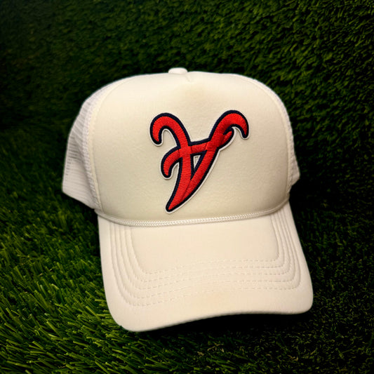 Atlanta Braves Upside Down “A” Trucker Hat