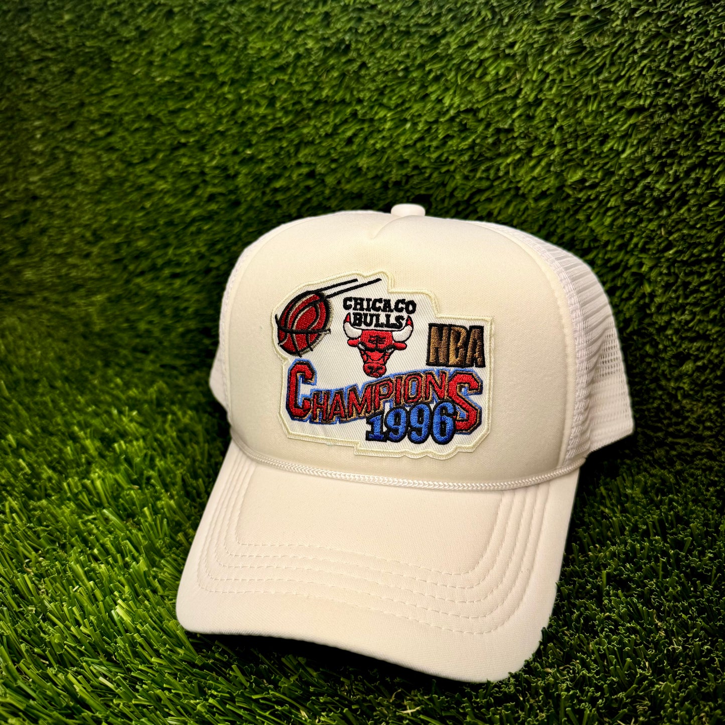Chicago Bulls 1996 Champions Trucker Hat