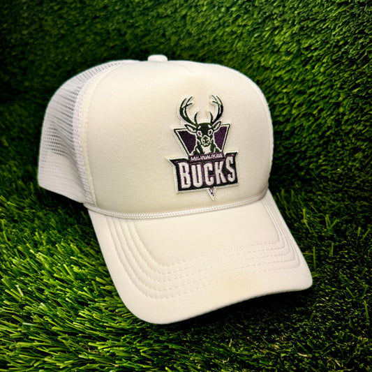 Milwaukee Bucks Throwback Trucker Hat