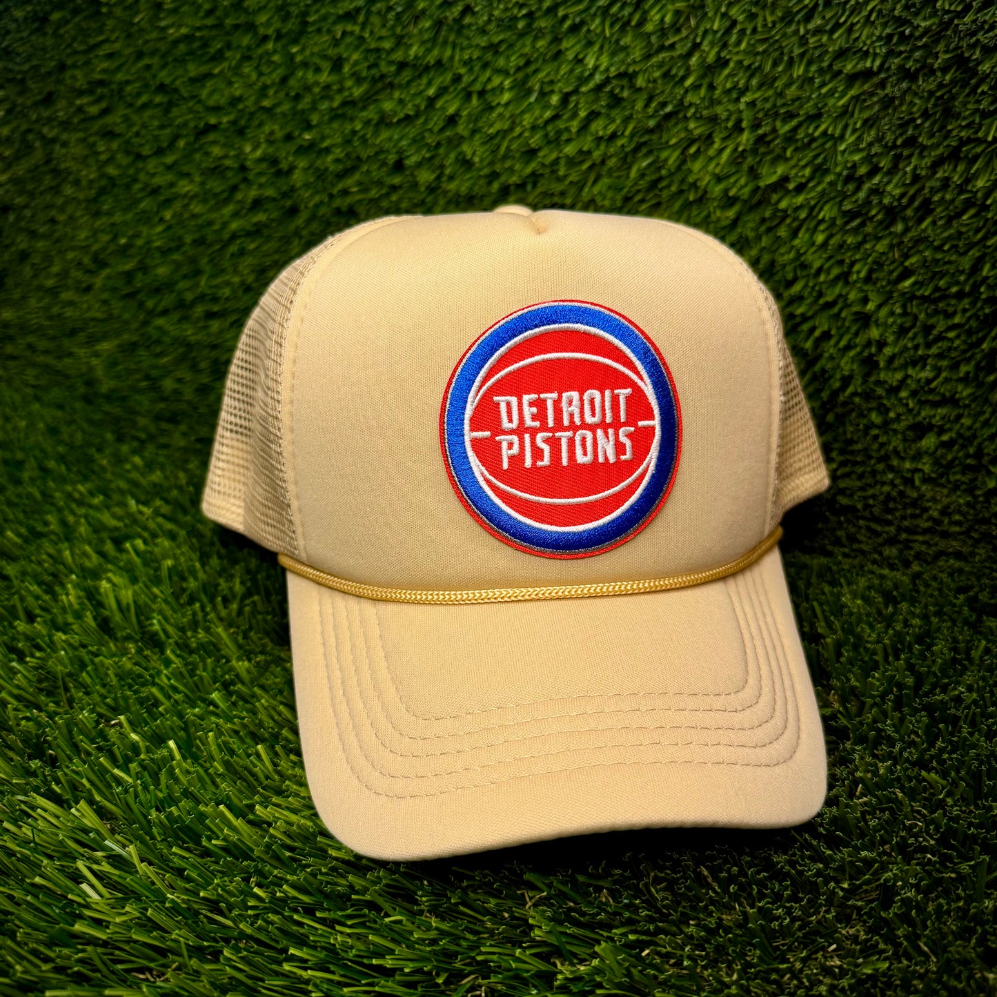 Detroit Pistons Throwback Trucker Hat
