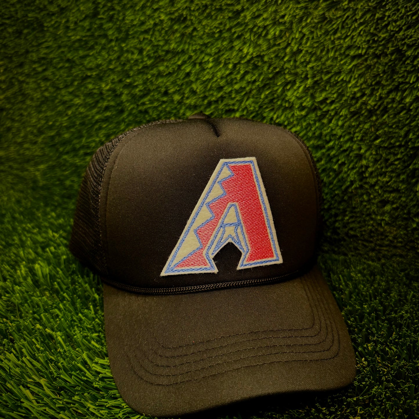 Arizona Diamondbacks Pink/Blue Logo Trucker Hat