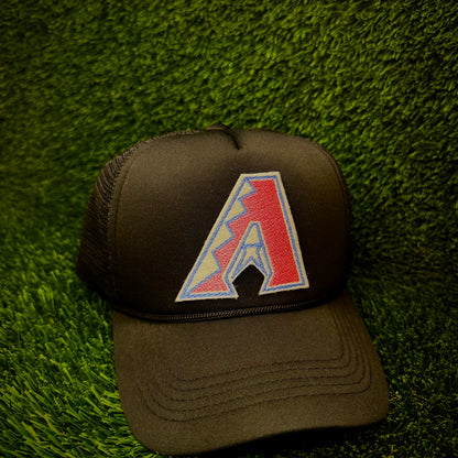 Arizona Diamondbacks Pink/Blue Logo Trucker Hat