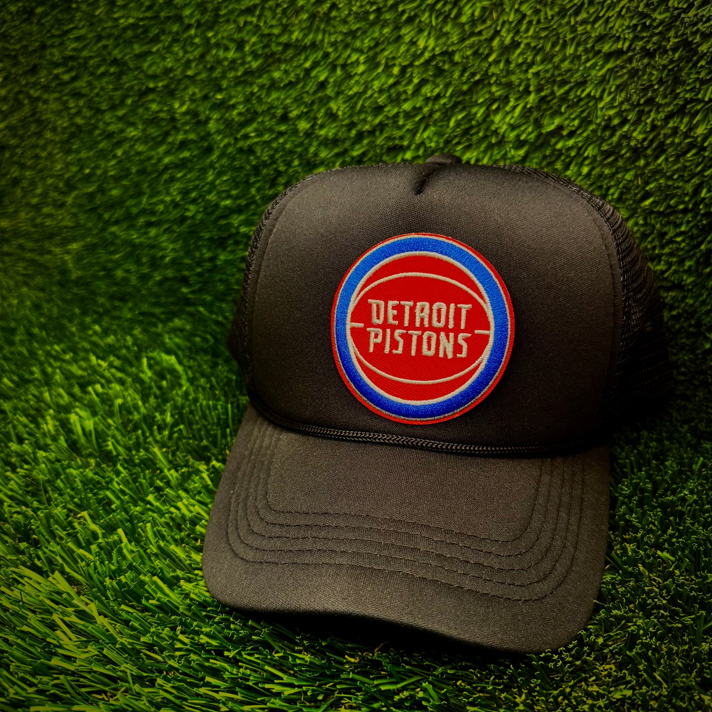 Detroit Pistons Throwback Trucker Hat