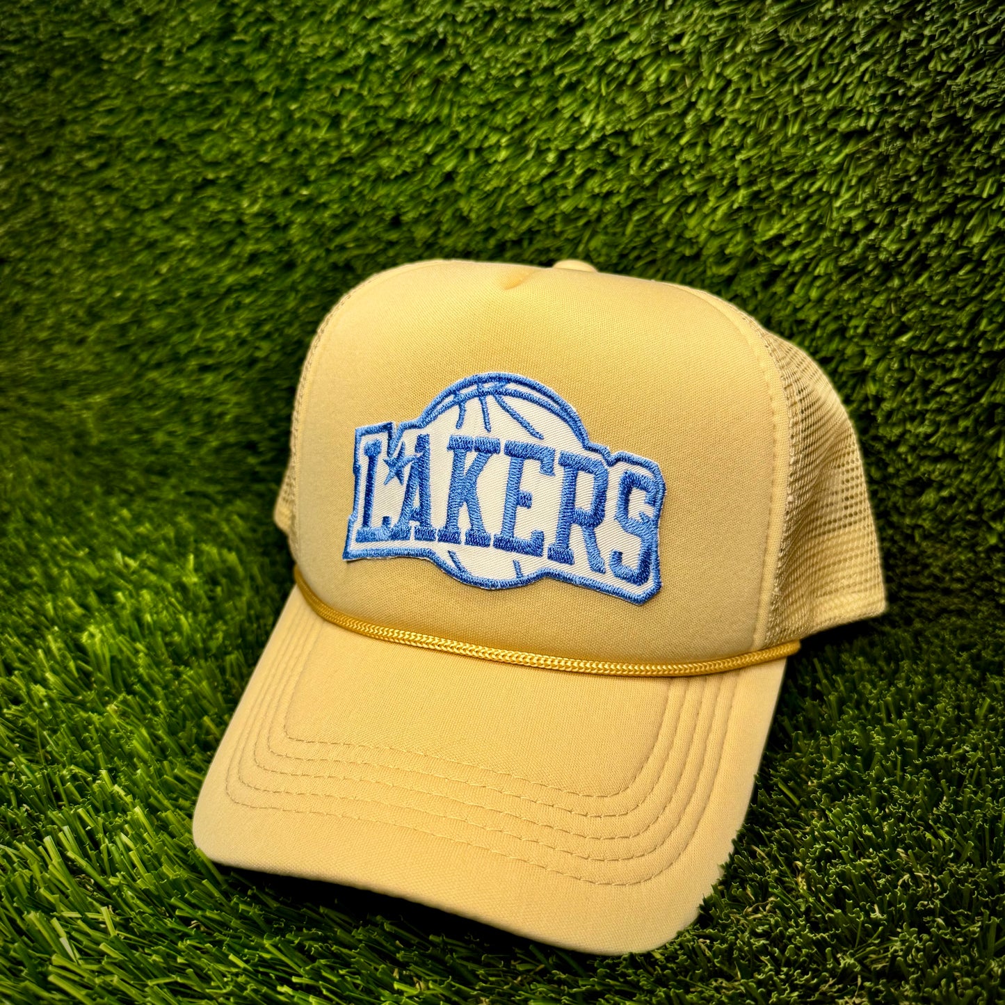 Los Angeles Lakers Light Blue Logo Trucker Hat