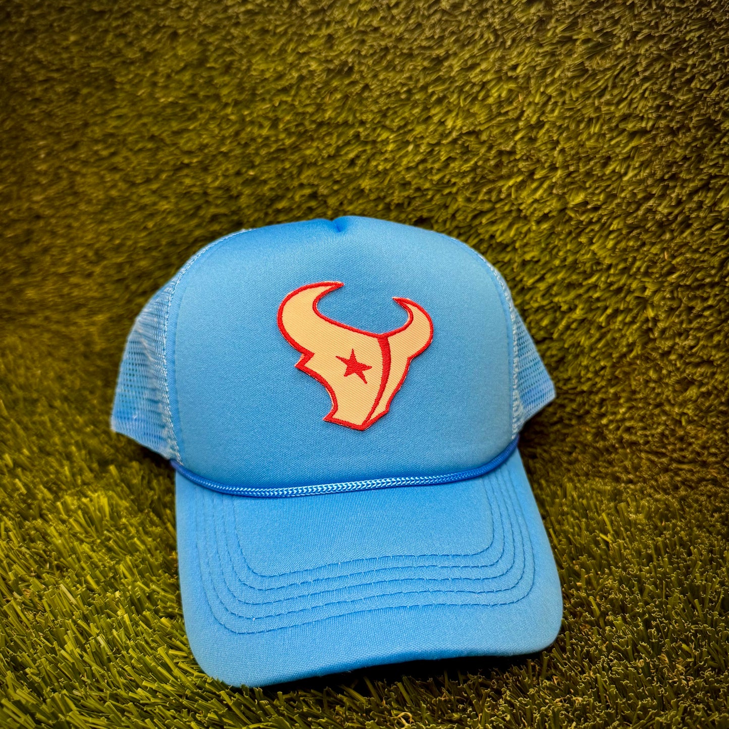 Houston Texans Blue Logo Trucker Hat