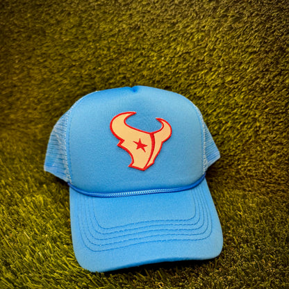 Houston Texans Blue Logo Trucker Hat