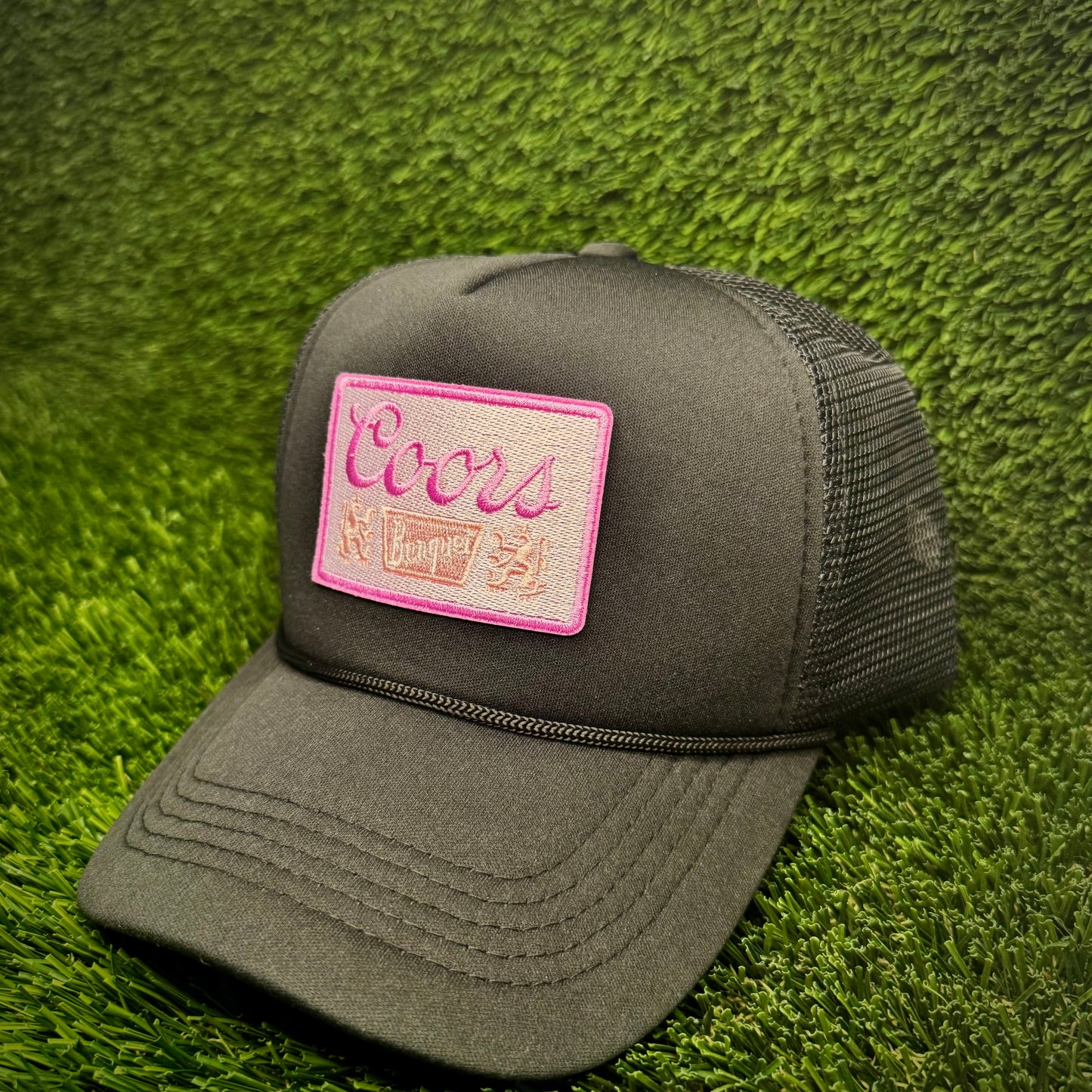 Coors Banquet Pink Trucker Hat