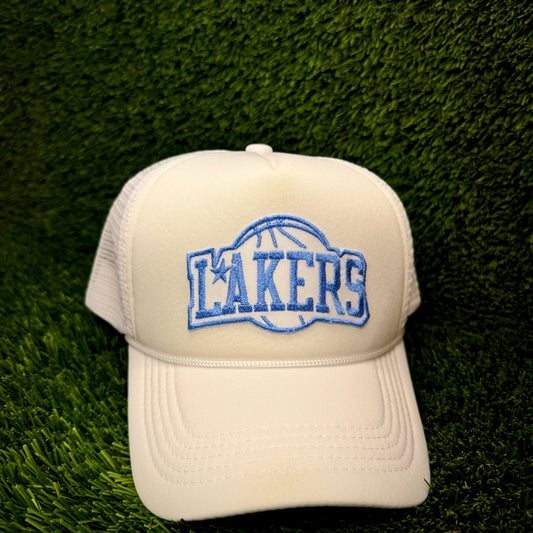 Los Angeles Lakers Light Blue Logo Trucker Hat