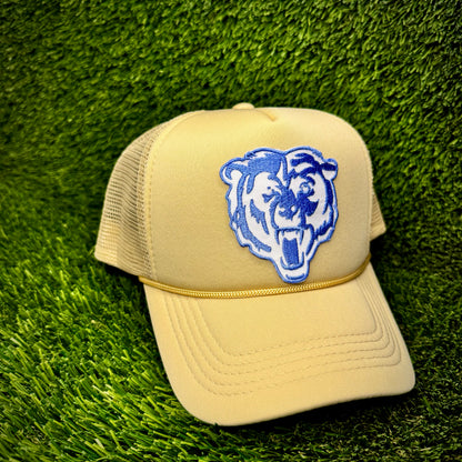 Chicago Bears White/Blue Logo Trucker Hat