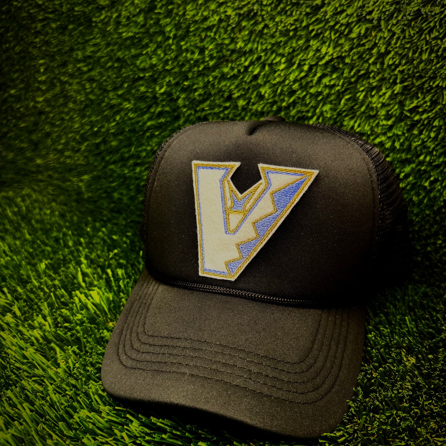 Arizona Diamondbacks Upside Down White/Blue Logo Trucker Hat