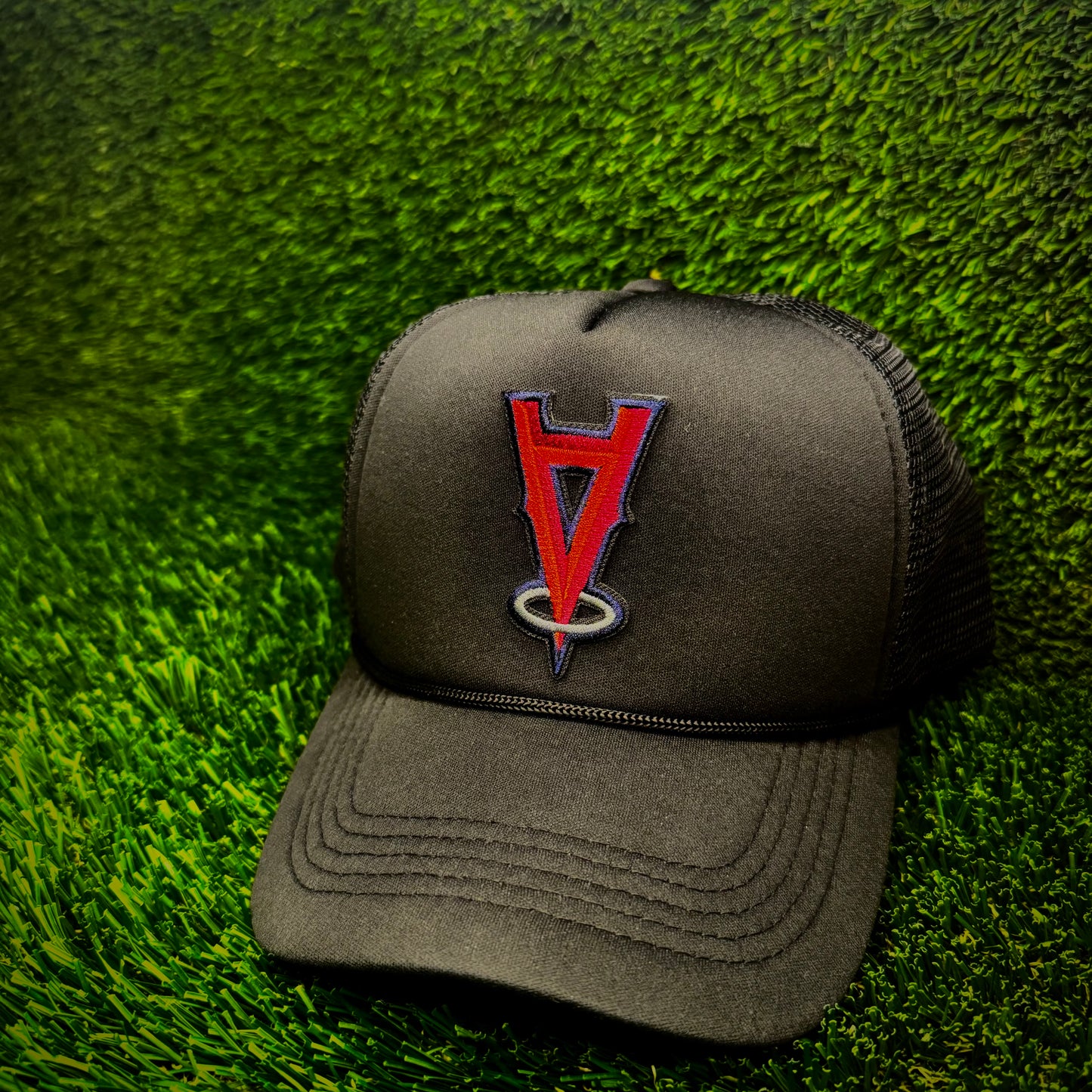 Los Angeles Angels Upside Down Trucker Hat