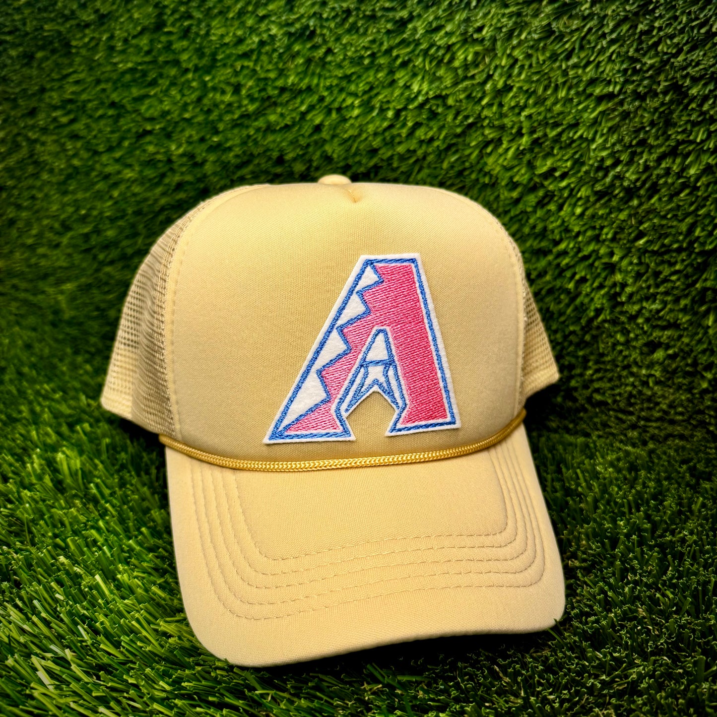 Arizona Diamondbacks Pink/Blue Logo Trucker Hat