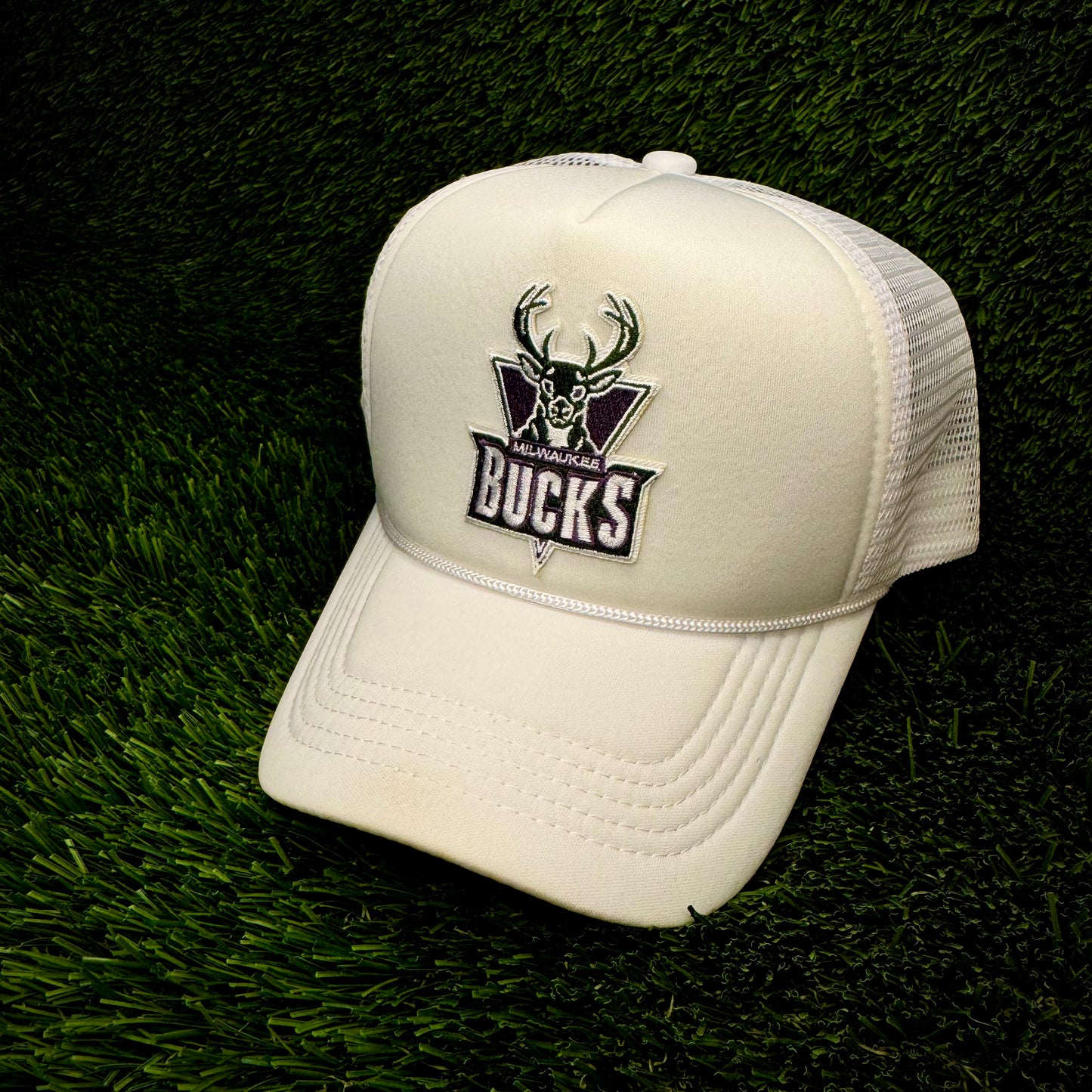 Milwaukee Bucks Throwback Trucker Hat