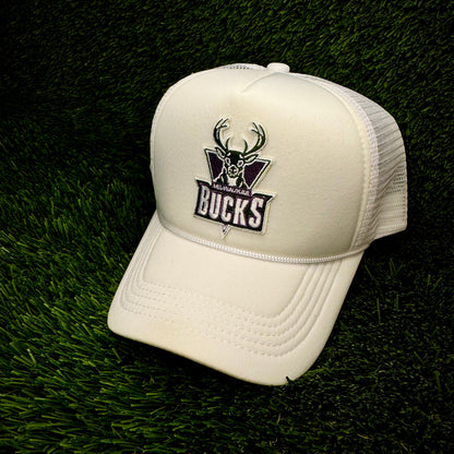 Milwaukee Bucks Throwback Trucker Hat
