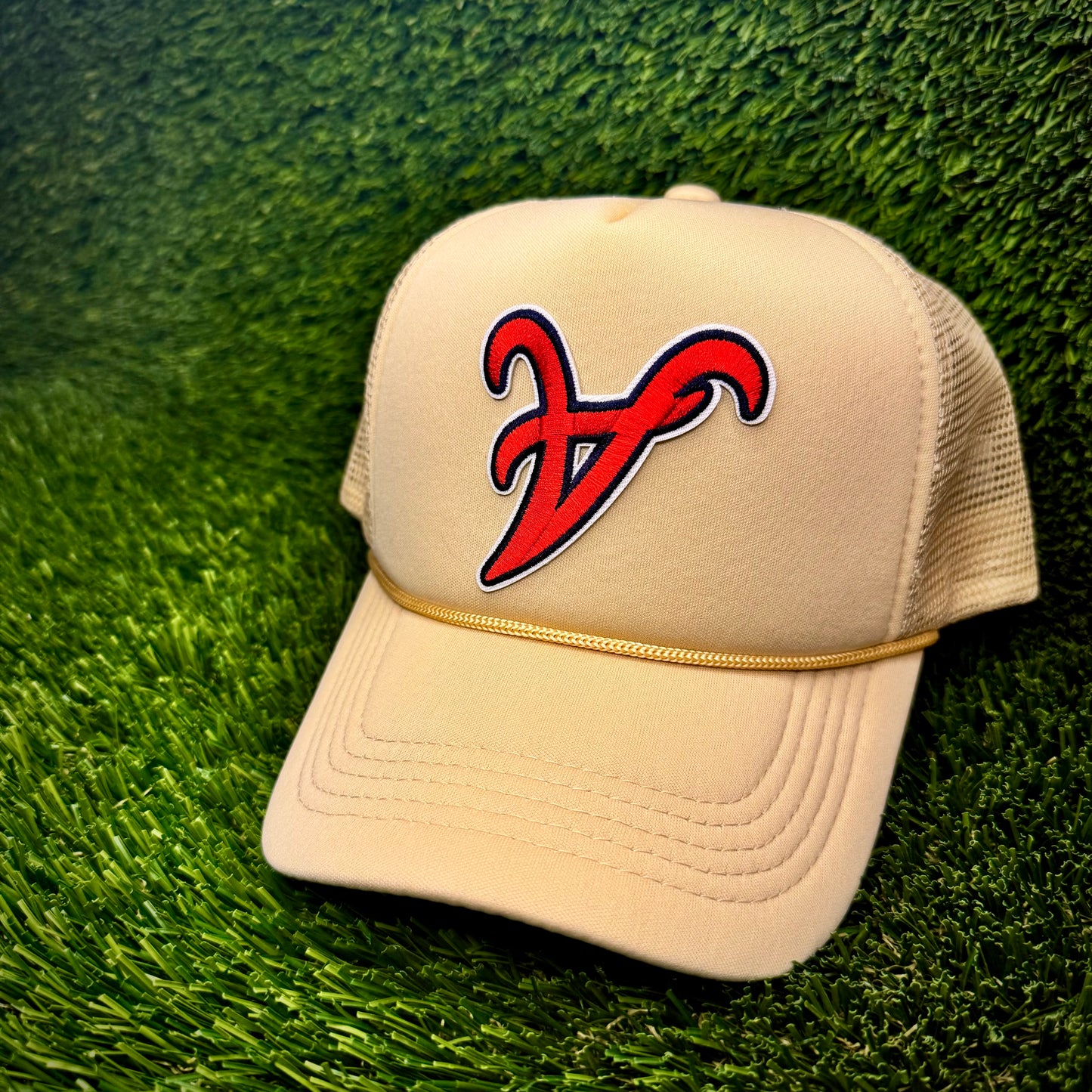 Atlanta Braves Upside Down “A” Trucker Hat