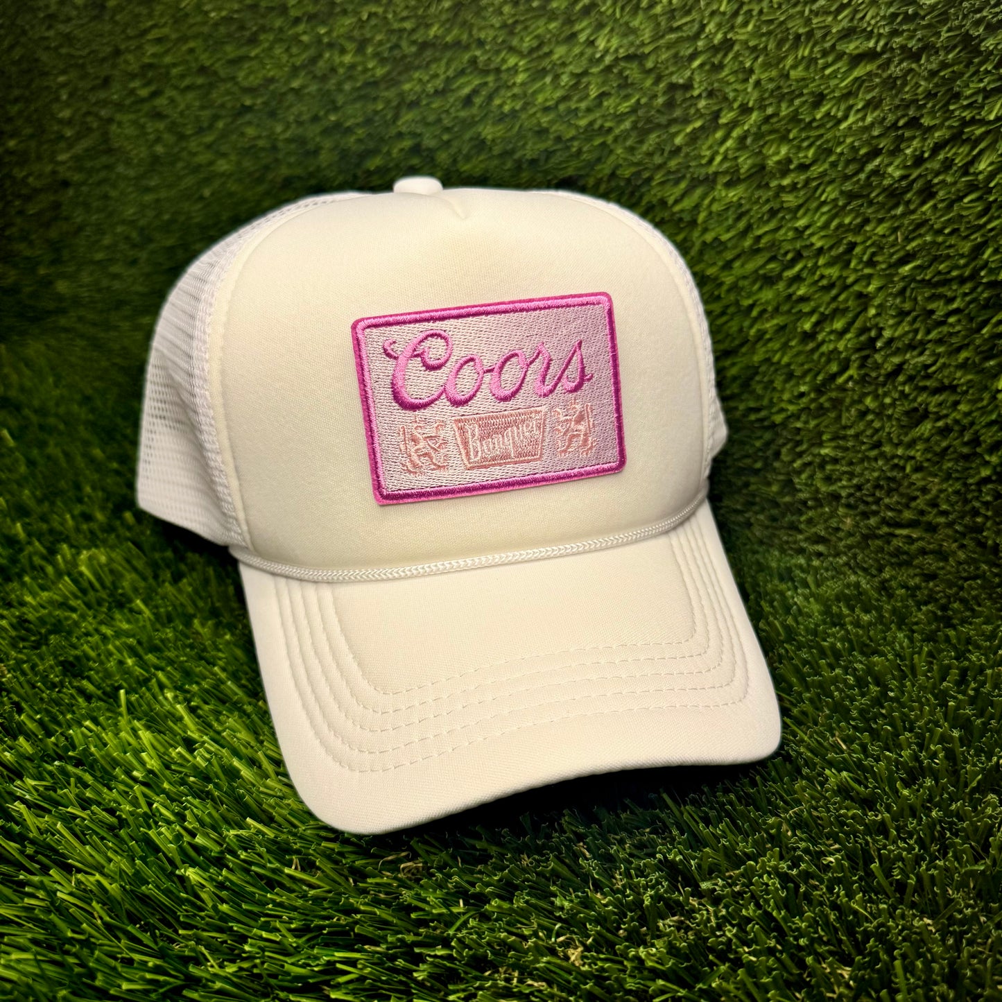 Coors Banquet Pink Trucker Hat