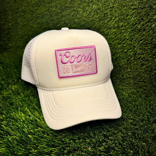 Coors Banquet Pink Trucker Hat