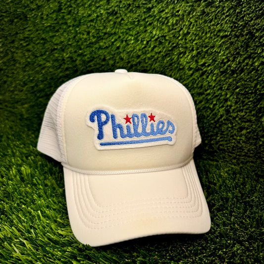 Philadelphia Phillies Blue “Phillies” Trucker Hat