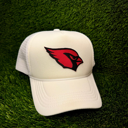 Arizona Cardinals Red Color Rush Logo Trucker Hat