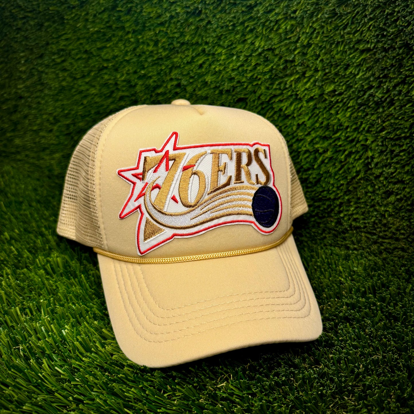 Philadelphia 76ers Throwback Trucker Hat