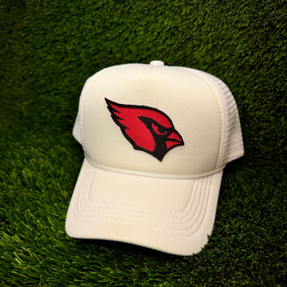 Arizona Cardinals Red Color Rush Logo Trucker Hat
