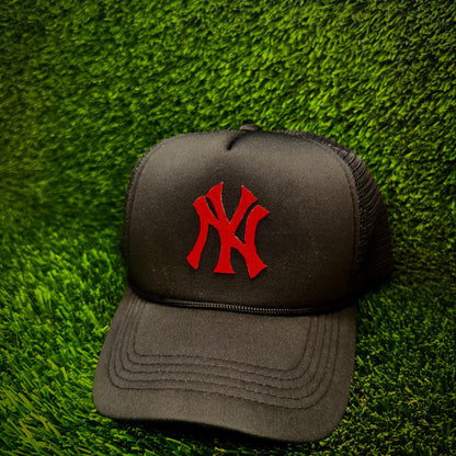 New York Yankees Red NY Trucker Hat