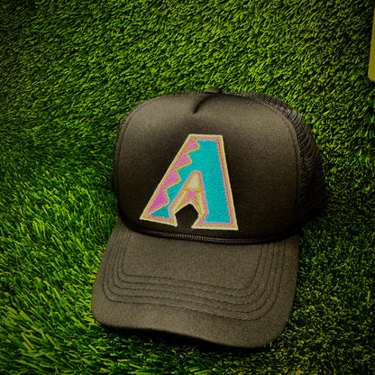 Arizona Diamondbacks Teal Logo Trucker Hat