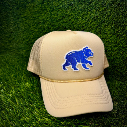 Chicago Cubs Blue/White Logo Trucker Hat