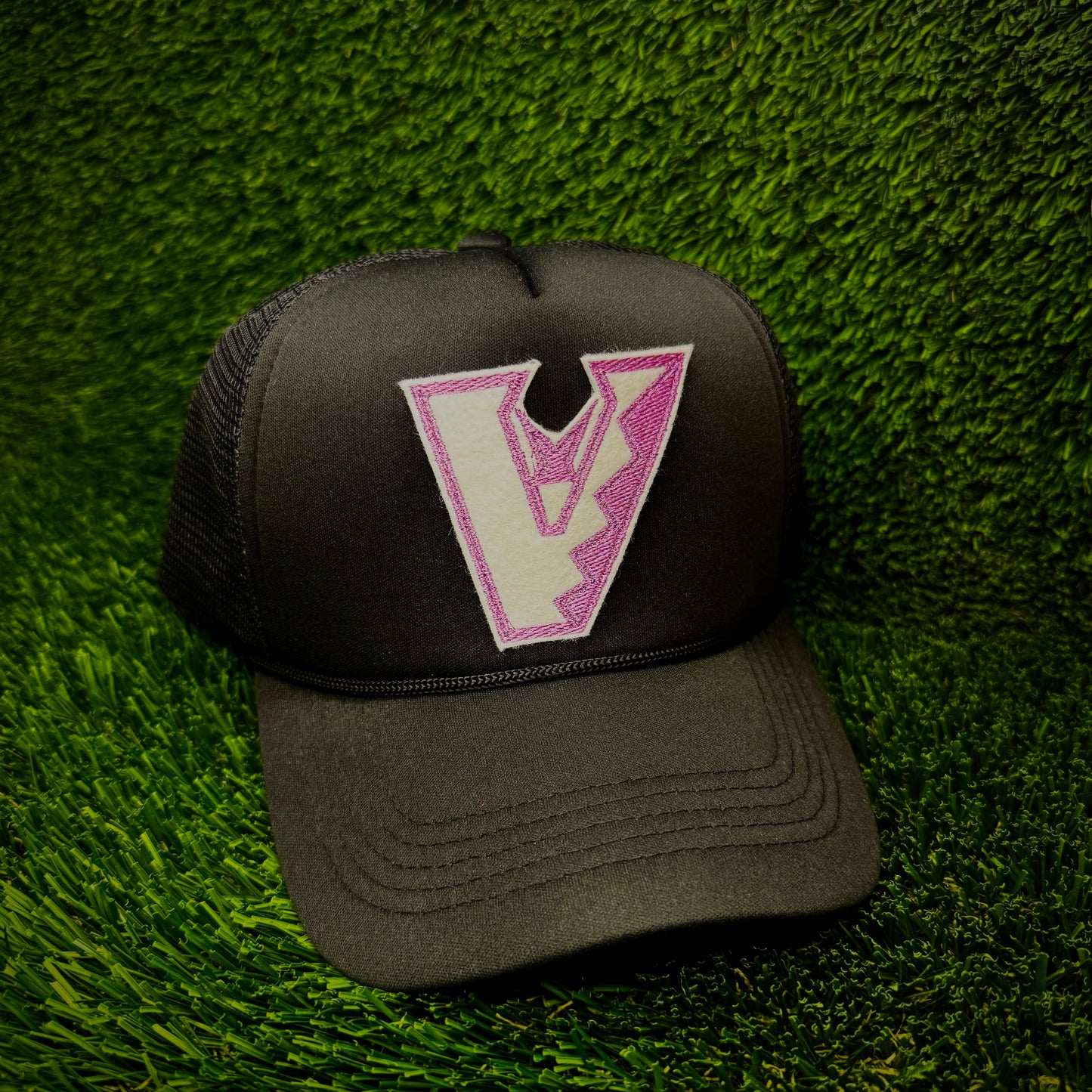 Arizona Diamondbacks Upside Down White/Purple Logo Trucker Hat