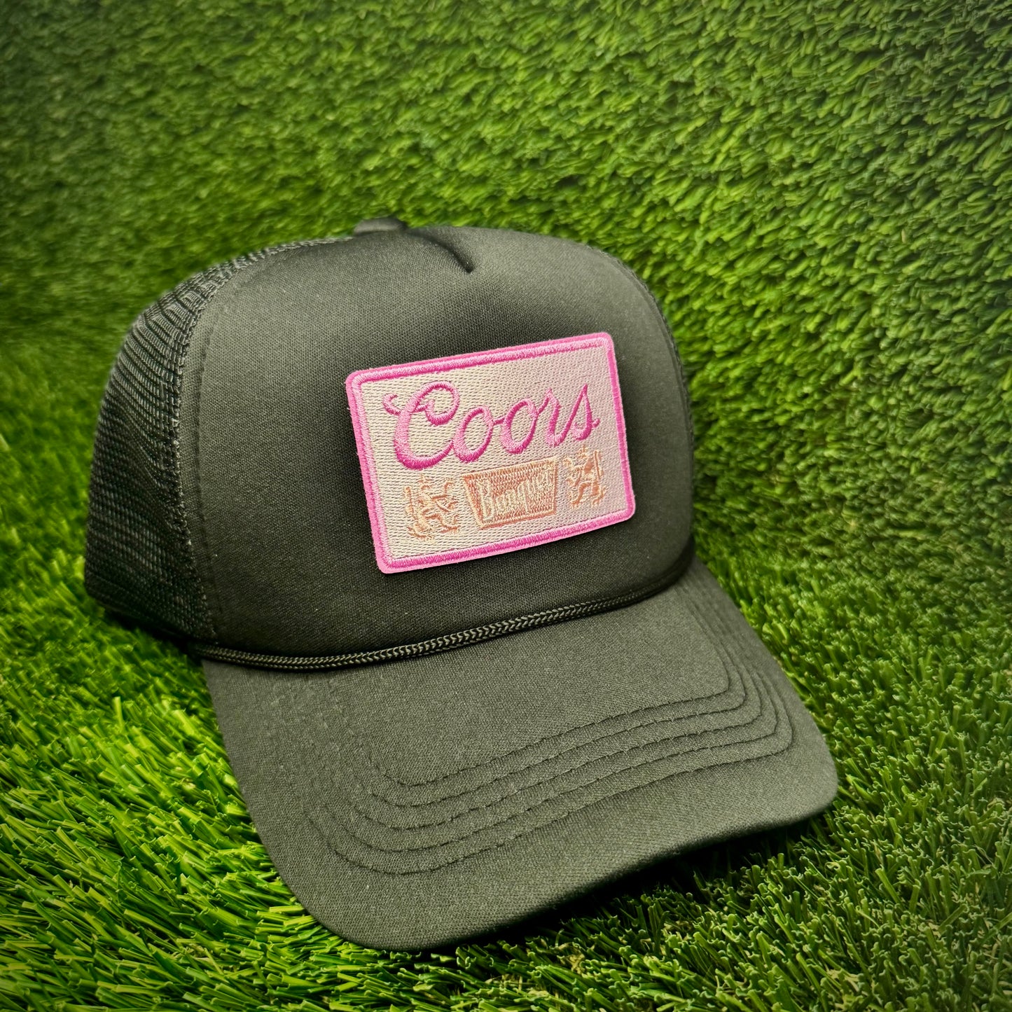 Coors Banquet Pink Trucker Hat