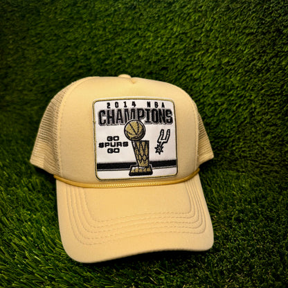 San Antonio Spurs 2014 NBA Champions Trucker Hat