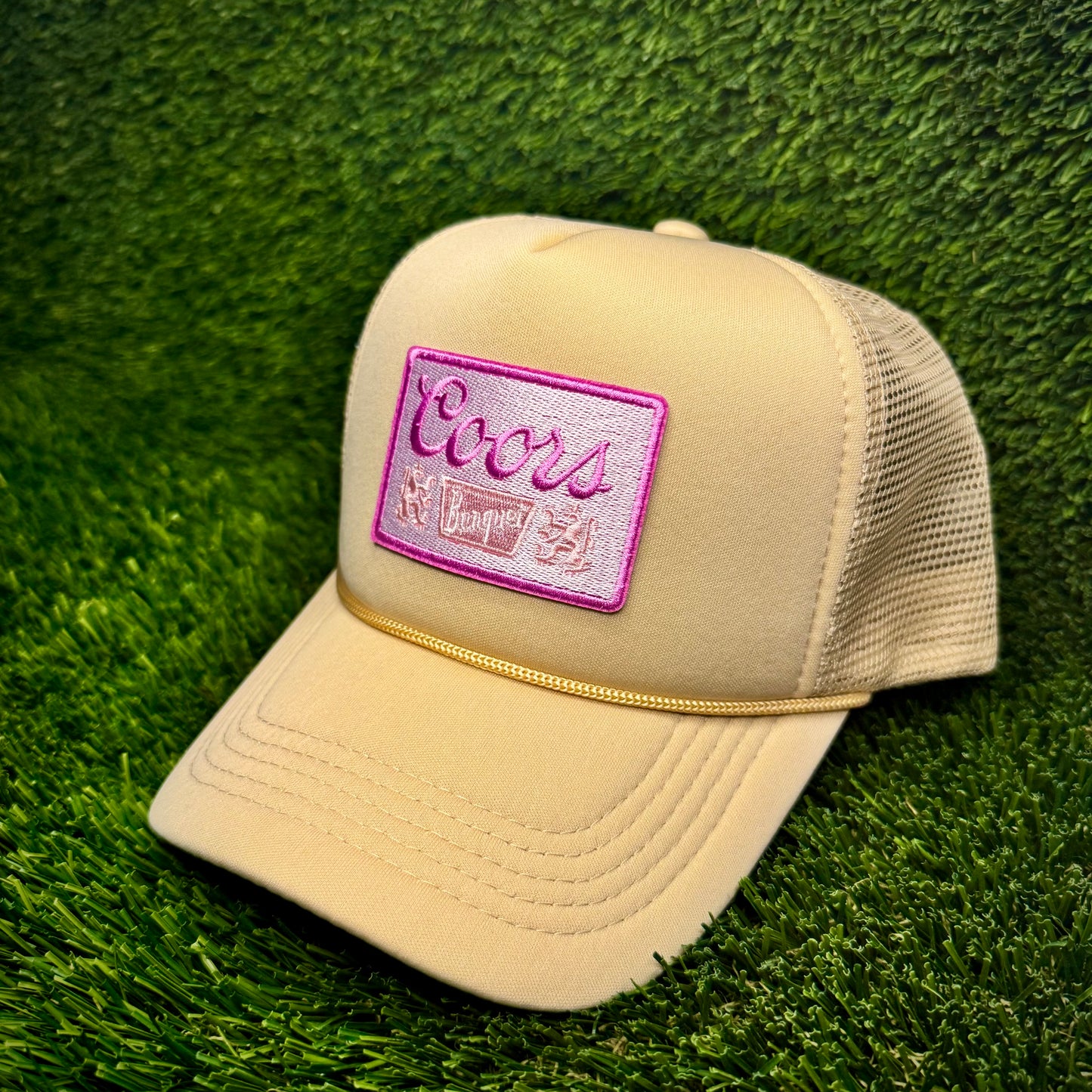 Coors Banquet Pink Trucker Hat