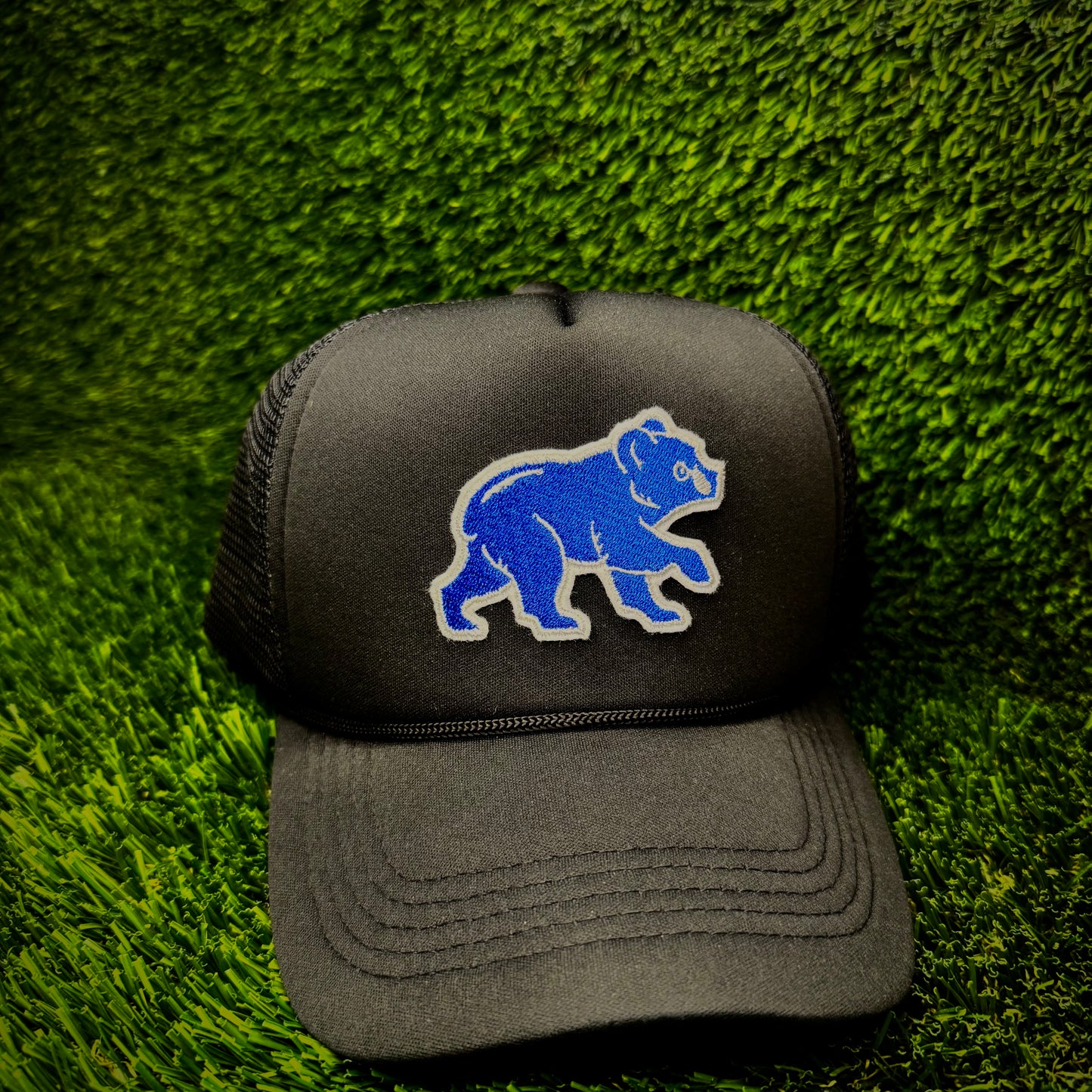 Chicago Cubs Blue/White Logo Trucker Hat